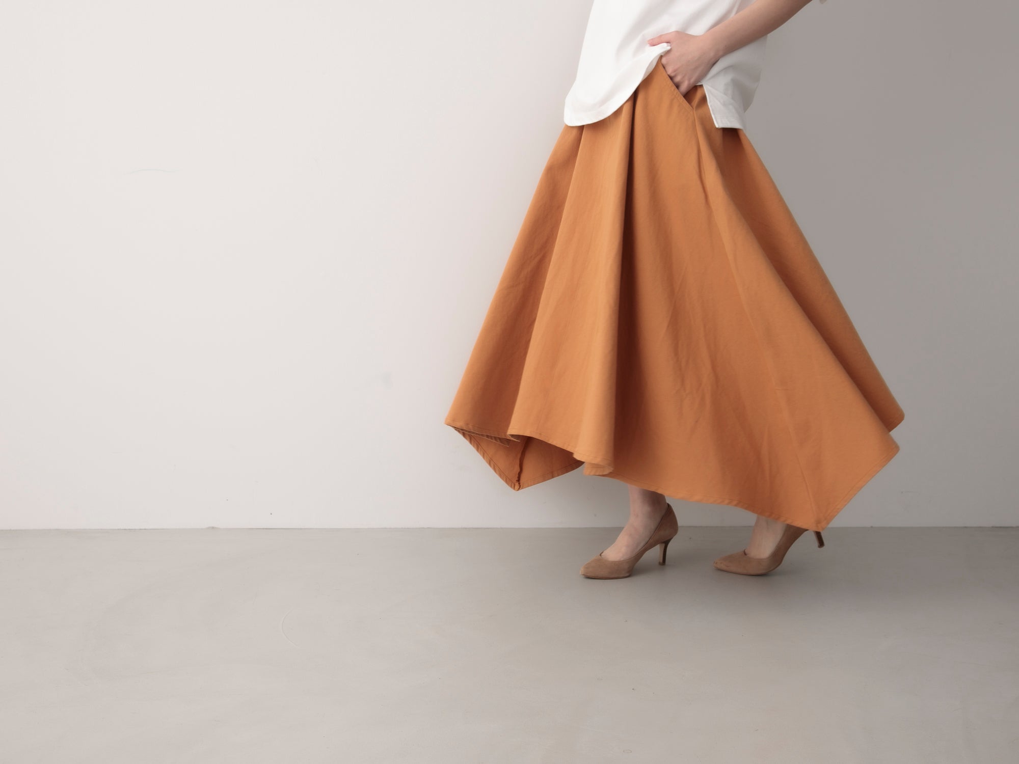 Irregular Hem Skirt